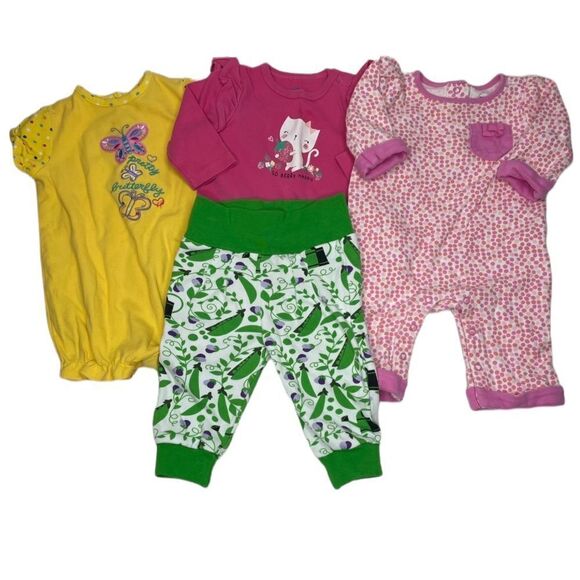 Girls One Piece and Bottom Set 0-3M - Picture 1 of 15